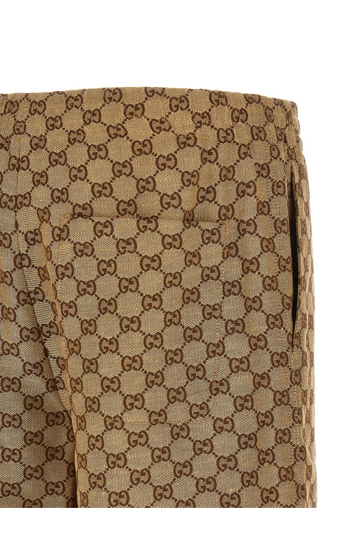 'GG Supreme' Bermuda shorts - 'Gucci Lido' line Beige