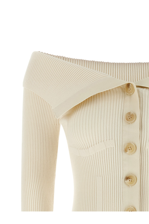 'Rebellion Bandeau' cardigan Beige