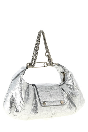'Pamela' small shoulder bag Silver