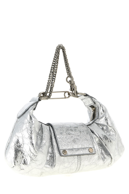 'Pamela' small shoulder bag Silver