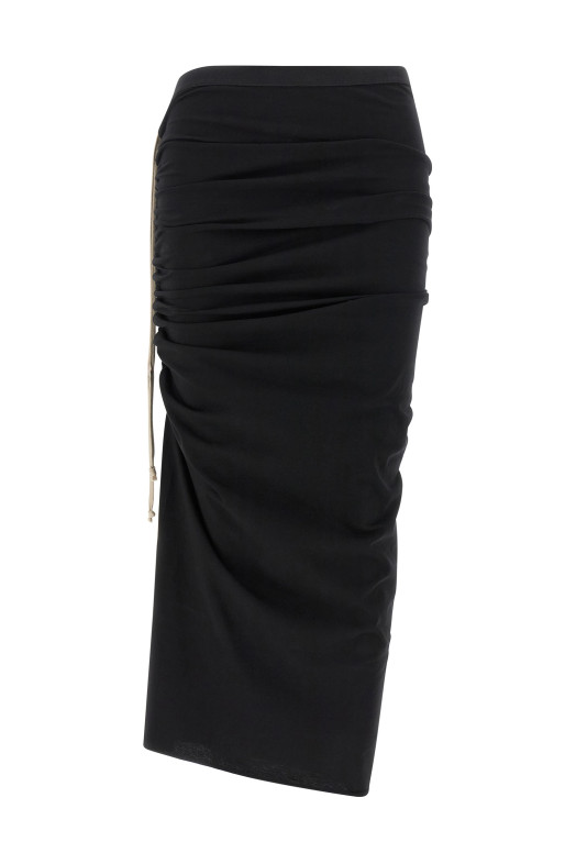 'Edfu Knee' skirt Black