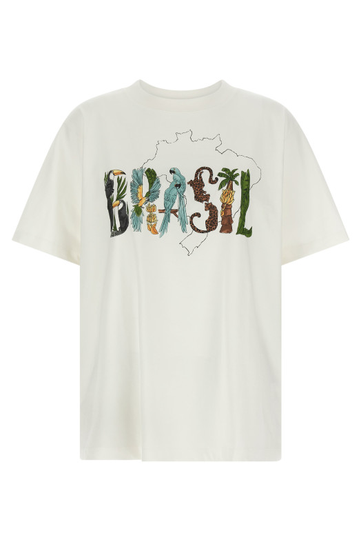 'Off-White Brasil' T-shirt White