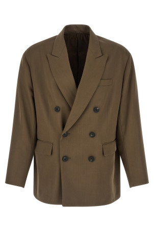 Double-breasted blazer Green