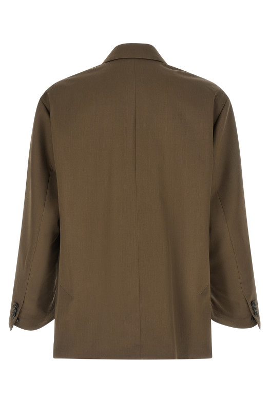 Double-breasted blazer Green