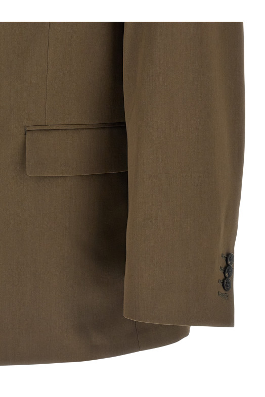 Double-breasted blazer Green