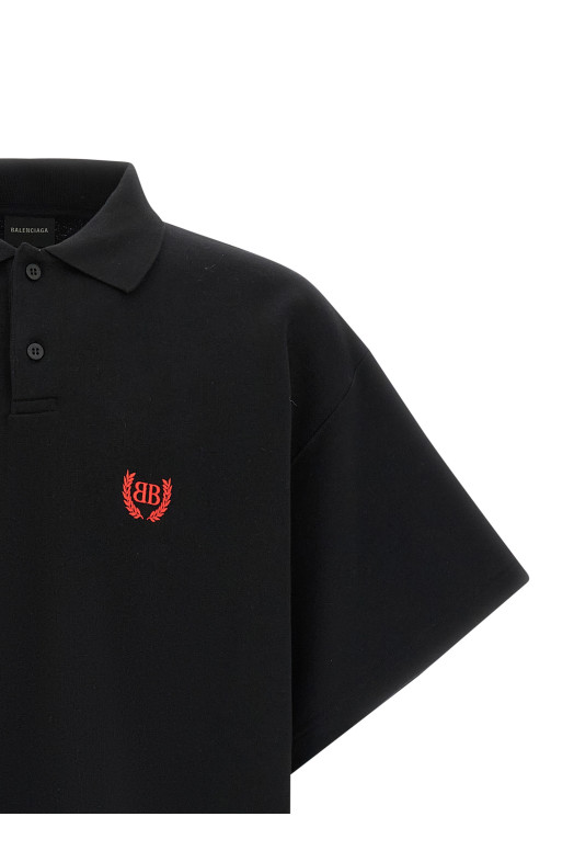 'Laurel Classic' polo shirt Black