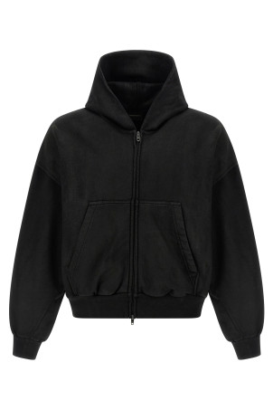 Cropped hoodie Black