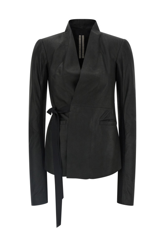 'Hollywood' Leather Jacket Black