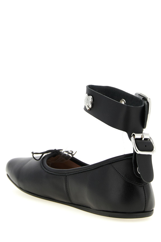 'Bardot' ballet flats Black