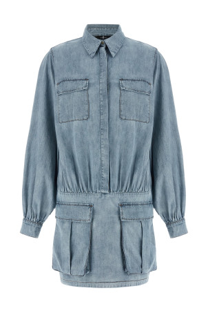 'Utility' dress BLUE