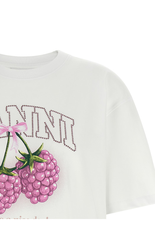 'Raspberry' T-shirt White
