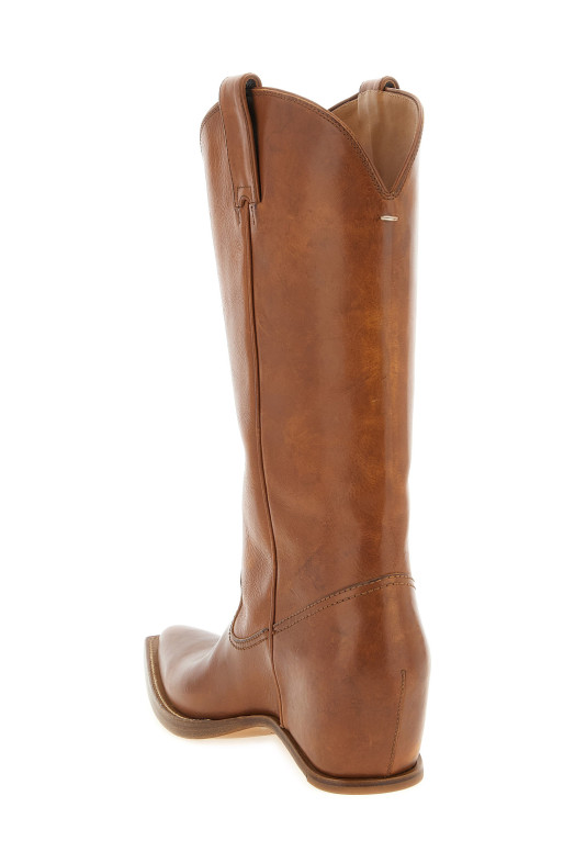 'Heel-Less' boots Brown