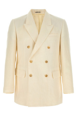 Double-breasted blazer Beige