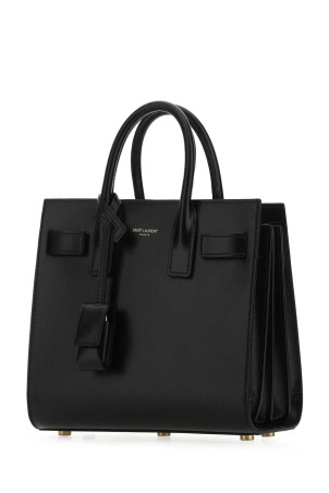 Black leather nano Sac De Jour handbag Black SAINT LAURENT (39203502G9W)
