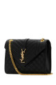 Black leather medium Envelope crossbody bag Black SAINT LAURENT (600185BOW91)