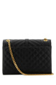 Black leather medium Envelope crossbody bag Black SAINT LAURENT (600185BOW91)