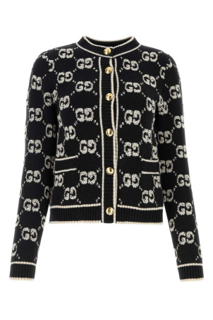Embroidered wool cardigan GUCCI (713300XKCNA)