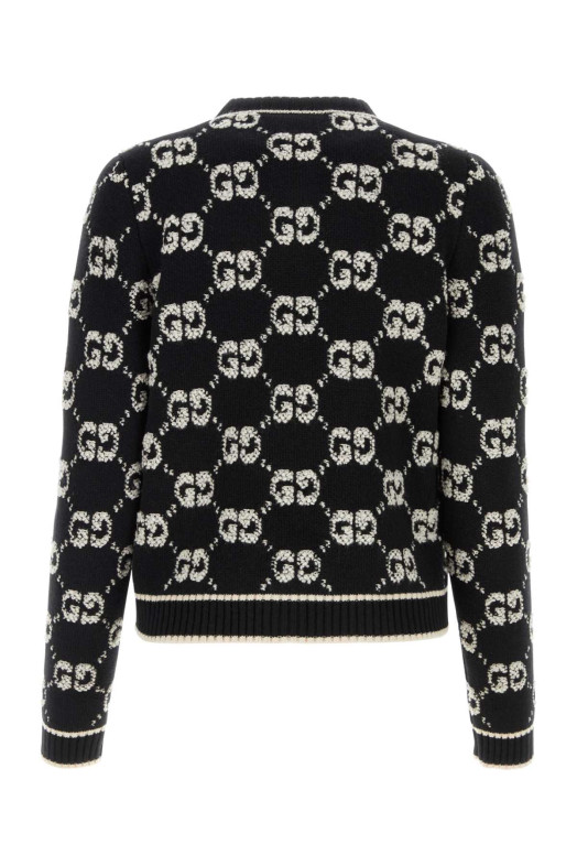 Embroidered wool cardigan GUCCI (713300XKCNA)