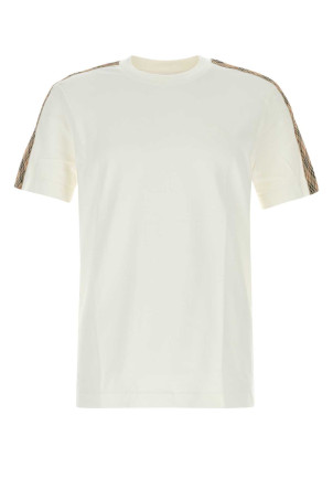 White cotton t-shirt BURBERRY (8106246)