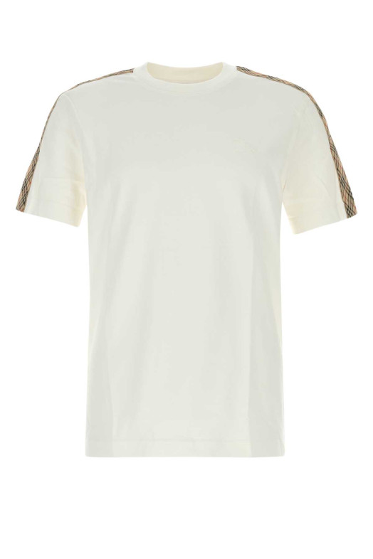 White cotton t-shirt BURBERRY (8106246)