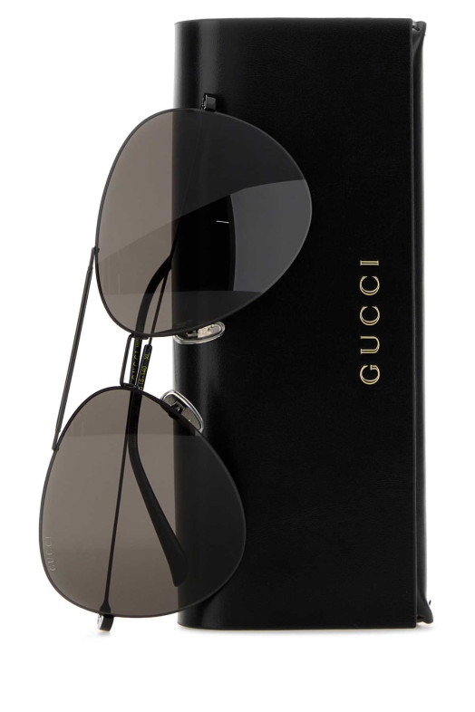 Black metal Pilot sunglasses GUCCI (865673I3330)