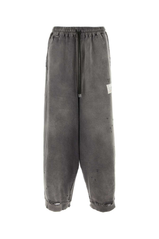 Black cotton joggers Black MAISON MIHARA YASUHIRO (A15PT554)