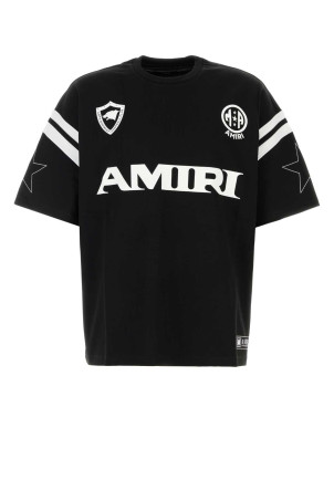 Black cotton oversize t-shirt Black AMIRI (AMTOJR1033)