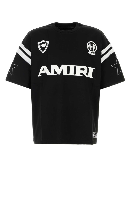 Black cotton oversize t-shirt Black AMIRI (AMTOJR1033)