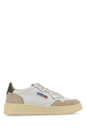 Two-tone leather and suede Medalist sneakers AUTRY (AULW)