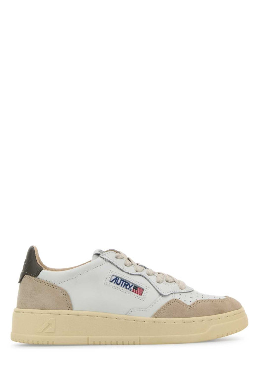 Two-tone leather and suede Medalist sneakers AUTRY (AULW)