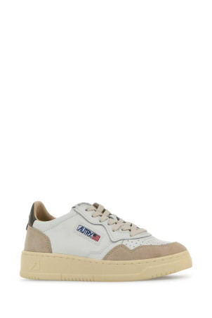 Two-tone leather and suede Medalist sneakers AUTRY (AULW)