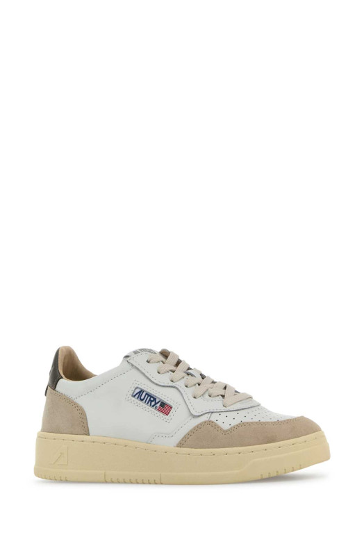 Two-tone leather and suede Medalist sneakers AUTRY (AULW)