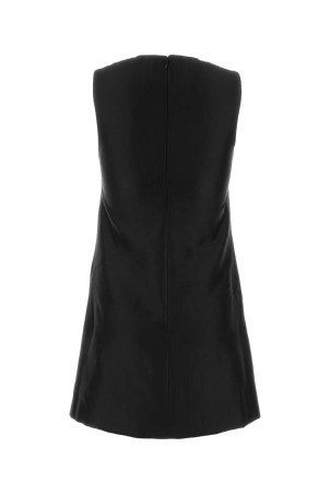 Black taffeta mini dress Black SELF PORTRAIT (AW25061SB)