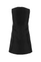 Black taffeta mini dress Black SELF PORTRAIT (AW25061SB)