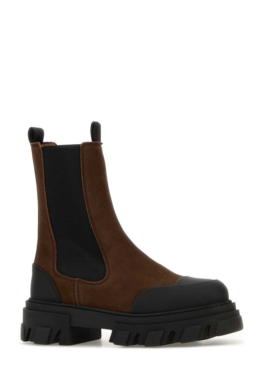 Two-tone suede boots GANNI (B1010092)