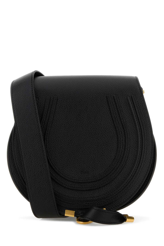 Black leather Marcie crossbody bag CHLOE (CHC24AS679I31)