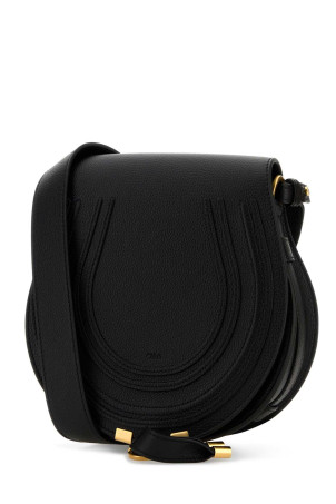 Black leather Marcie crossbody bag CHLOE (CHC24AS679I31)