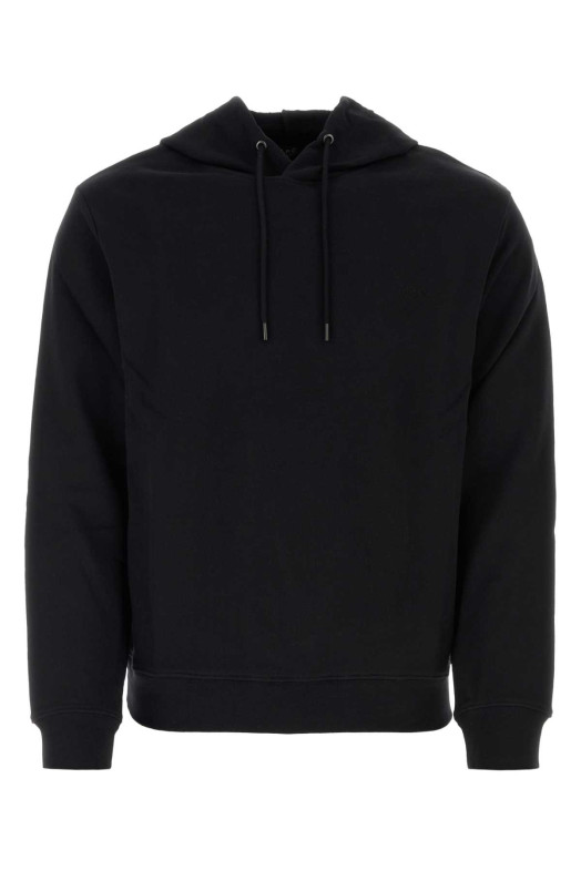 Black cotton sweatshirt Black A.P.C. (COHBYM27920)