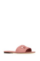Pink nappa leather slippers DOLCE & GABBANA (CQ0436AY329)