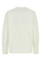 Ivory cotton t-shirt Black JIL SANDER (J02GC0107J45148)