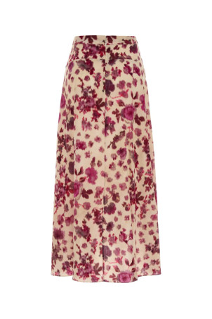 Printed stretch silk Sakura skirt ISABEL MARANT (JU0012FBD1J11I)