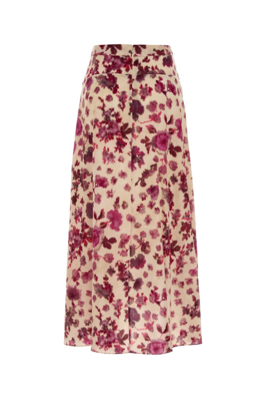 Printed stretch silk Sakura skirt ISABEL MARANT (JU0012FBD1J11I)