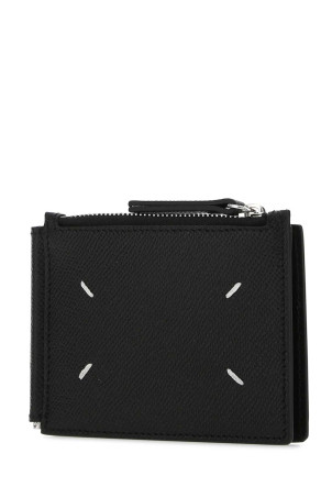 Black leather card holder MAISON MARGIELA (SA1UI0018P4745)