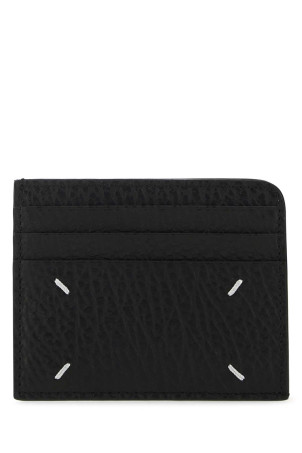 Black lather card holder MAISON MARGIELA (SA3VX0007P4455)