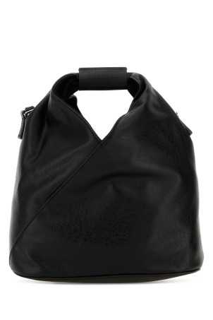 Black synthetic leather Japanese handbag MM6 MAISON MARGIELA (SB6WD0026P8396)