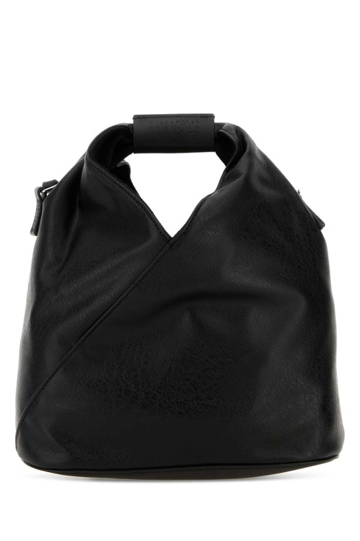 Black synthetic leather Japanese handbag MM6 MAISON MARGIELA (SB6WD0026P8396)