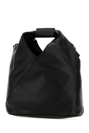 Black synthetic leather Japanese handbag MM6 MAISON MARGIELA (SB6WD0026P8396)