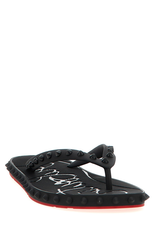 'Super Loubi' sandals Black