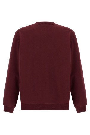 Techno cotton sweatshirt Bordeaux