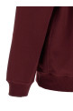 Techno cotton sweatshirt Bordeaux